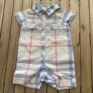 Rompers Babygrows jumpsuits 6 / 9 months Burberry